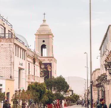 Arequipa Streets with church