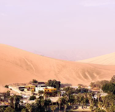 Huacachina Oasis Desert in Peru
