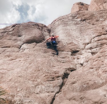 Climbing in Arequipa, Peru