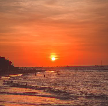 Mancora Beach Sunset