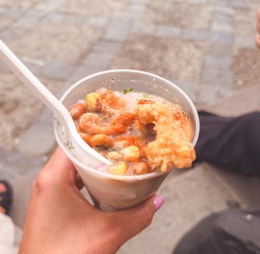 Leche de Tigre in Cajamarca, Peru