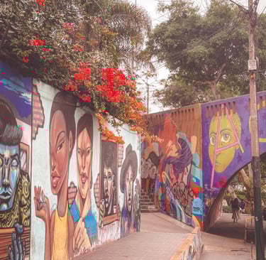 Mural Art in Lima, Peru