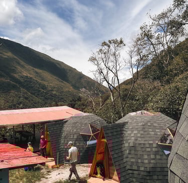 Salkantay Trek Day 3 Lucmabamba Domes