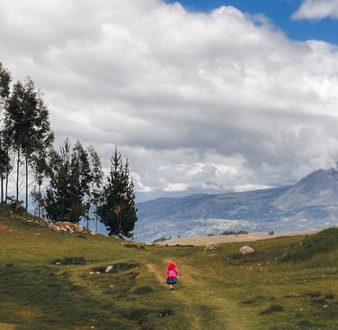 Wilcacocha hike, day tour from Huaraz, Peru, South America