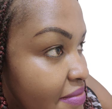Soft, natural brow tattoo restoring shape