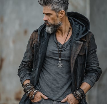 Viking Style Shirt. Scandinavia Inspired Fashion.