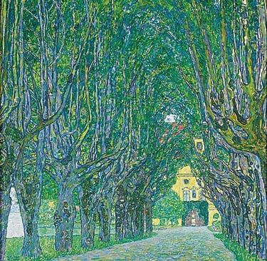 trees in Europe painting
