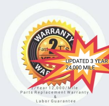Fast T's Automotive Service Warranty logo