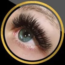 Extensiones de pestañas de volumen ruso