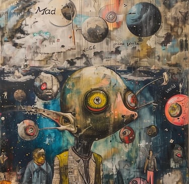 It sure is a mad world, especially if you see it as we do. Support mental health.
