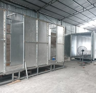 dây chuyền sơn tĩnh điện
