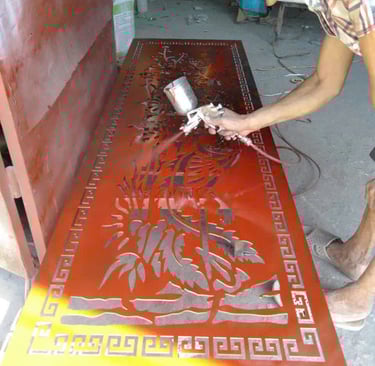  Hệ thống xử lý bề mặt sản phẩm trước khi sơn tĩnh điện