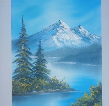 Bob ross painting class for kids