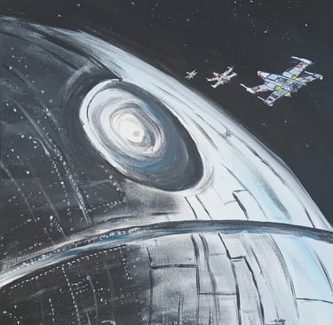 May the Fourth deathstar painting event