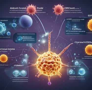 a cell phone showing the different types of cancer cells