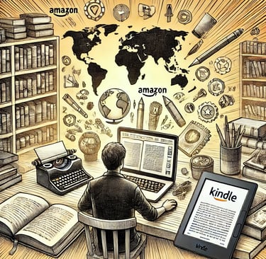 Amazon Kindle Direct Publishing (KDP), autoédition, coaching, couverture, mise en page, autoédition