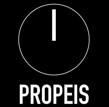 Logo Propeis Negro