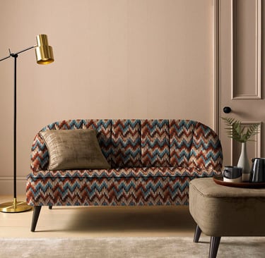 classic printed fabric sofa