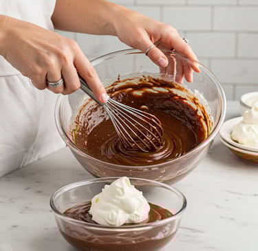 cách làm pudding sô cô la tina nha trang