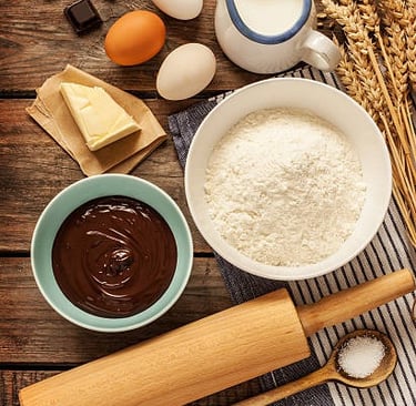 Nguyên liệu làm pudding socola tina Nha Trang