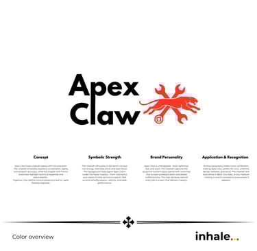 Minimal branding concept for a modern creative project