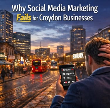 Why social media marketing fails for Croydon businesses