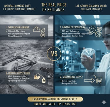 Lab-Grown Diamond vs. Natural Cost