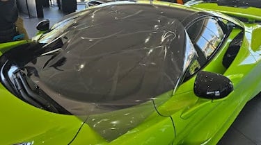 McLaren windshield tint