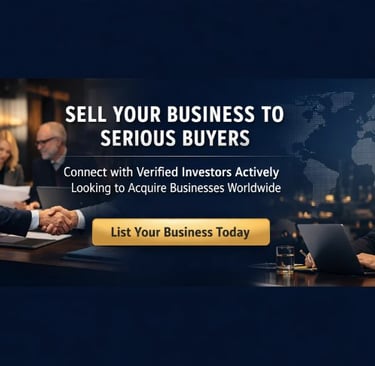 World Businesses for Sale is the global marketplace for buying and selling businesses. From boutique
