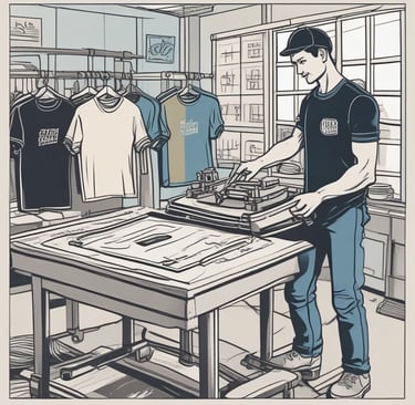 Workshop space with tools and materials neatly arranged for artisanal work