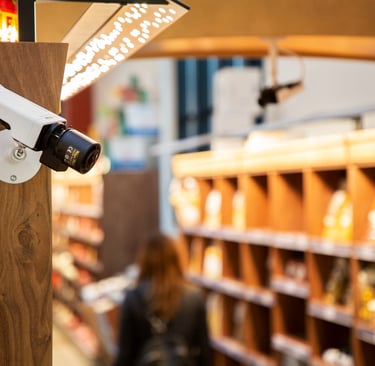 Axis Camera Installed in Retail Store
