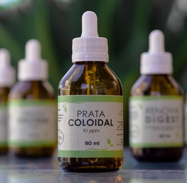 Prata Coloidal - Aliado na proteção da familia 