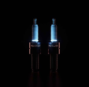 Imagem da velas de ignição de um automóvel. 