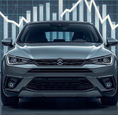 Modelo de carro popular que apresenta alta desvalorização no primeiro ano, ilustrando o impacto da queda de valor no mercado.