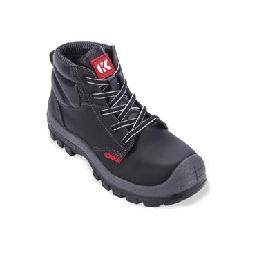 Bota de seguridad unisex, con puntera en policarbonato para riesgos de impacto o compresión.