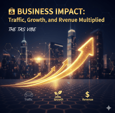 💼 Business Impact: Traffic, Growth, and Revenue Multiplied