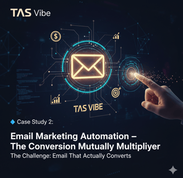 🔹 Case Study 2: Email Marketing Automation — The Conversion Multiplier The Challenge: Email That Ac