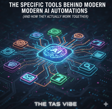The Specific Tools Behind Modern AI Automations (And How They Actually Work Together)