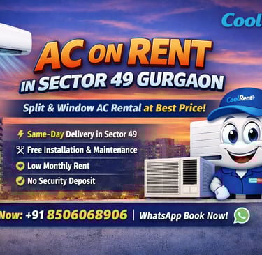ac on rent sector 49 gurgaon