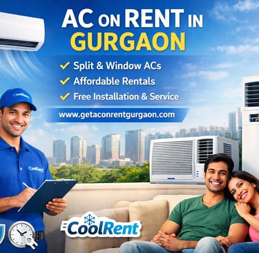 ac on rent in gurgaon