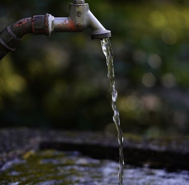 Air dari PDAM yang kecil