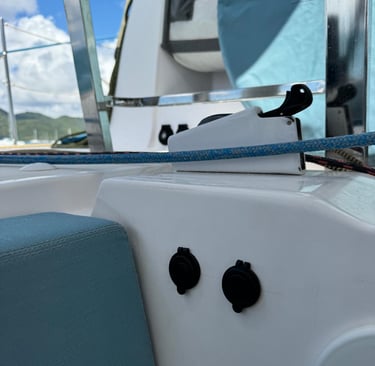 Yacht cockpit power upgrade