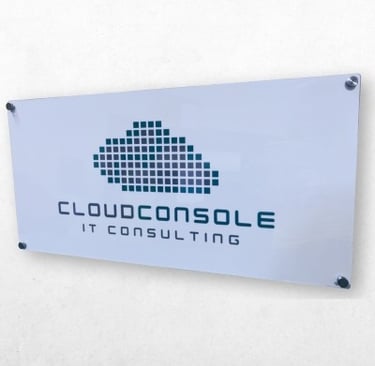 indoor sign made in prime acrylics