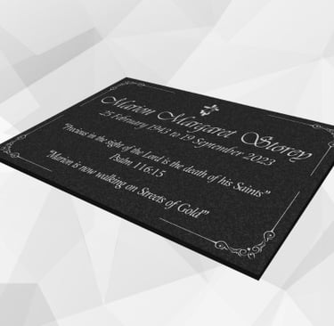 Lasered engrave granite made in prime acrylics