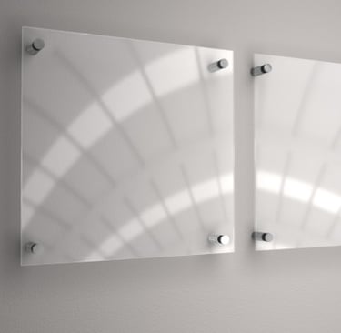 wall frame made in prime acrylics