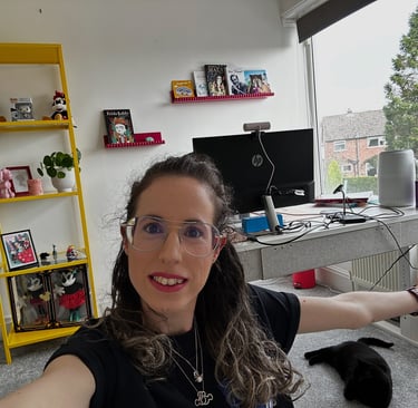 Spanish tutor in teaching room in Marple