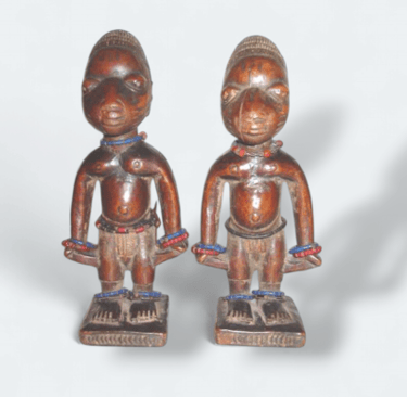 ibeji egbado egba ibedji twin figure jumeaux yoruba nigeria