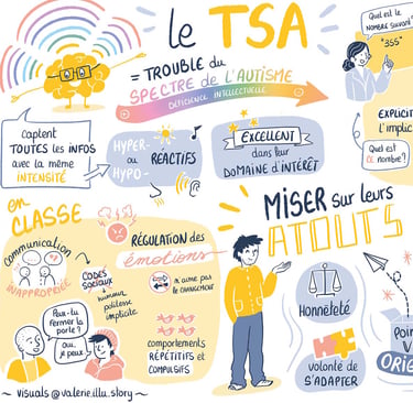 a graphic representation of the autism spectrum