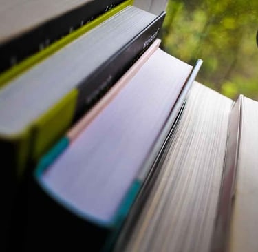 Fine art picture of books standing on the shelf. Creator: Slawek Dejneka