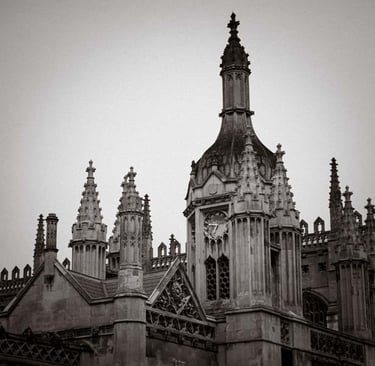 A picture of architecture and a university in Cambridge, UK, Creator: Slawek Dejneka